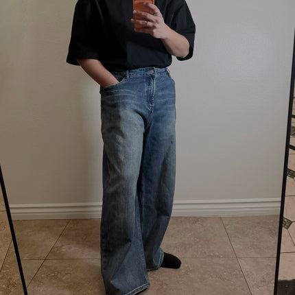 Heavyweight Oversized Mock Neck T-shirt