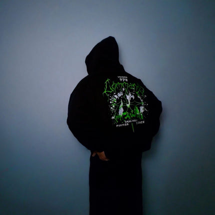 Fleeced Full-Zip Boxy Hoodie