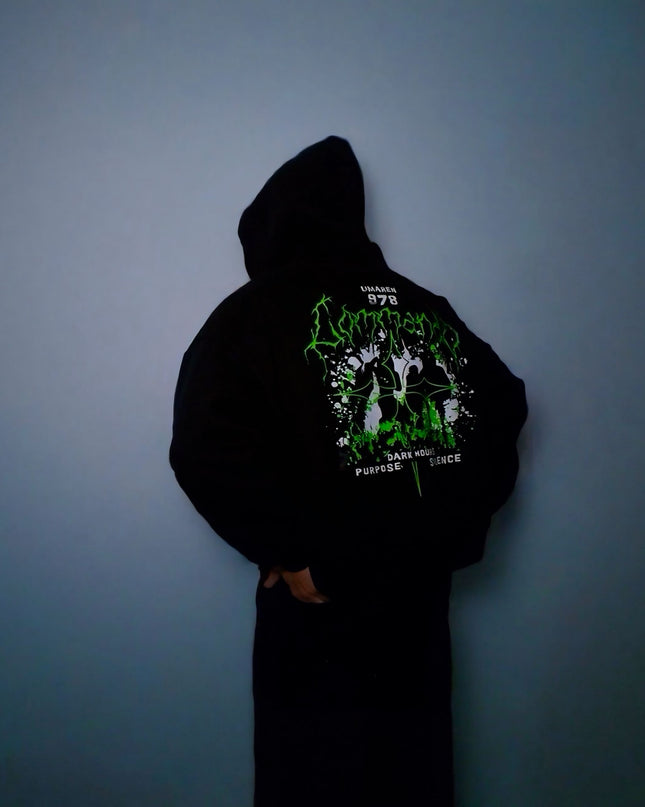 Fleeced Full-Zip Boxy Hoodie