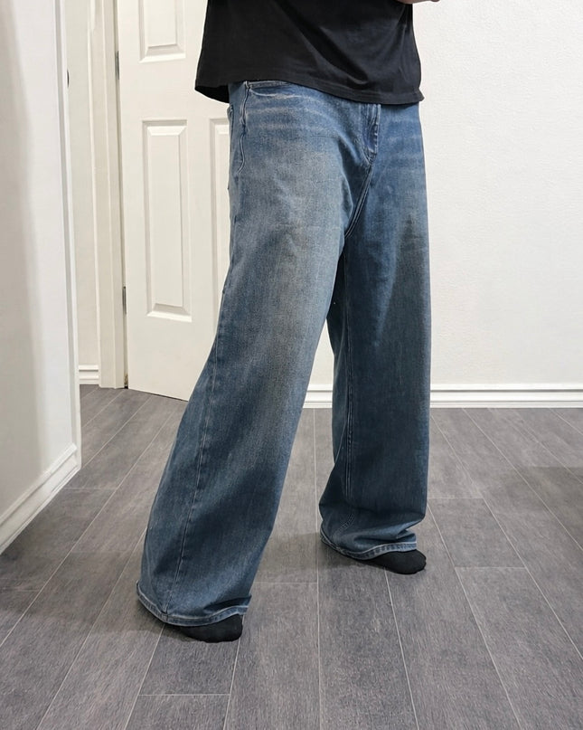 Sun Fade Heavyweight Denim Jeans