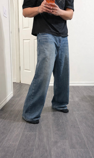 Sun Fade Heavyweight Denim Jeans